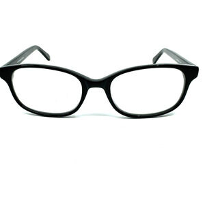 Kam Dhillon Eyeglasses‎ 3040 Black Plastic Frame 52-18-140 Full Rim H11166